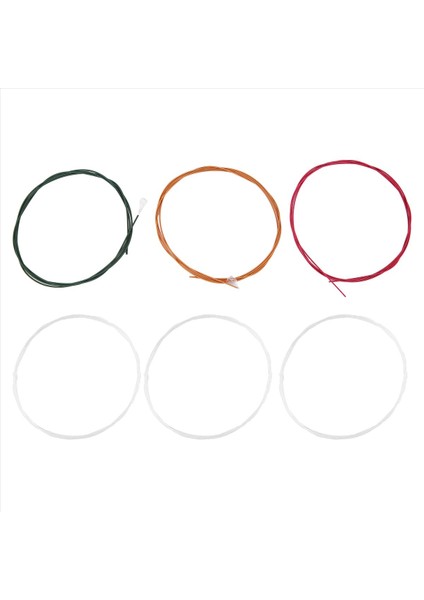 Irın C105 Gökkuşağı Gitar Dizeleri Naylon Çekirdek Renkli Kapalı Bakır Alaşım Yarı Akustik Klasik Gitar ( 028- 043) (Yurt Dışından)