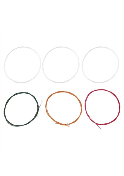 Irın C105 Gökkuşağı Gitar Dizeleri Naylon Çekirdek Renkli Kapalı Bakır Alaşım Yarı Akustik Klasik Gitar ( 028- 043) (Yurt Dışından) fırsatları