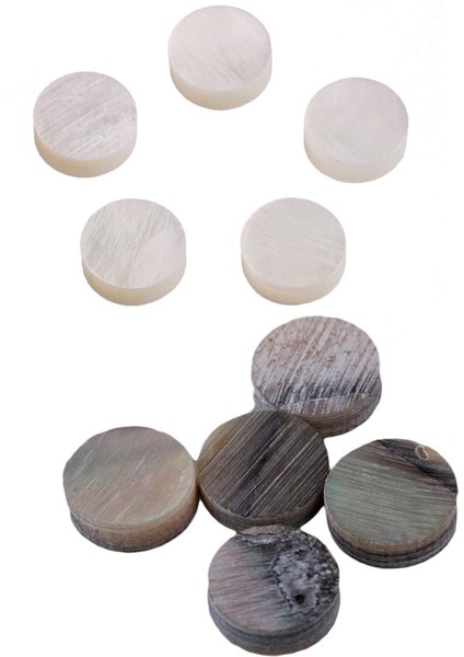 20PCS Beyaz Inci Kabuk Dot Pot Kavrama Maker 6mm Gitar Için Gitar Klavye ve 12 Pcs Zelanda Abalone Luthier Noktalar Hakkar 6mm Gitar Ukulele Bass Için (Yurt Dışından) fiyatları