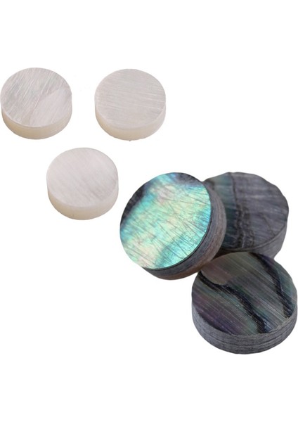 20PCS Beyaz Inci Kabuk Dot Pot Kavrama Maker 6mm Gitar Için Gitar Klavye ve 12 Pcs Zelanda Abalone Luthier Noktalar Hakkar 6mm Gitar Ukulele Bass Için (Yurt Dışından) modelleri