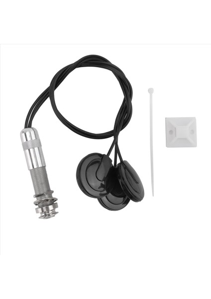 Akustik Gitar Ukulele Mandolin Enstrümanları Için Gitar Pikap 3x Piezo Pikap Dönüştürücü (Yurt Dışından)