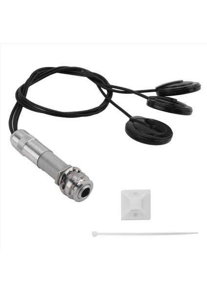 Akustik Gitar Ukulele Mandolin Enstrümanları Için Gitar Pikap 3x Piezo Pikap Dönüştürücü (Yurt Dışından) fiyatları