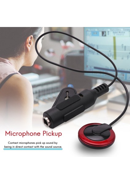 2pcs Piezo Gitar Violin Banjo Mandolin Ukulele Için Mikrofon Mikrofon Pikap (Yurt Dışından) fiyatları