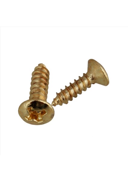 250X Gitar Bas Vidaları Çizik Plakaları Için Parçalar Pickguard Altın (Yurt Dışından) fırsatları