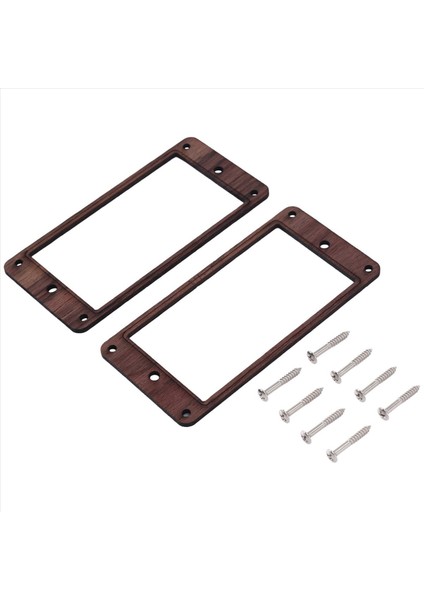 2pcs Elektro Gitar Ahşap Humbucker Gitar Pikap Çerçevesi Pikap Montaj Yüzüğü (Yurt Dışından) modelleri
