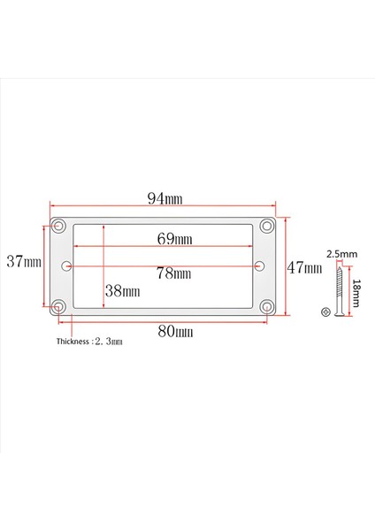 2pcs Elektro Gitar Ahşap Humbucker Gitar Pikap Çerçevesi Pikap Montaj Yüzüğü (Yurt Dışından) indirimleri