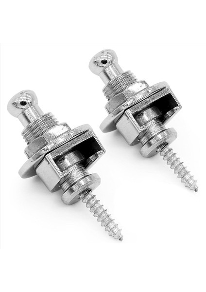 Premium Gitar Kayış Kilitleri ve Düğmeleri Güvenlik Hızlı Serbest Bırakma Straplocks Kayış Tutucu Sistemi Nikel (4 Paketi) (Yurt Dışından) modelleri