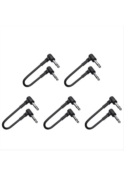 5pcs Pedal Kablosu Müzik Aletleri Yama Kablosu 15CM Elektro Gitar Etkisi Müzik Severler Için Aksesuarlar Oynayan (Yurt Dışından)