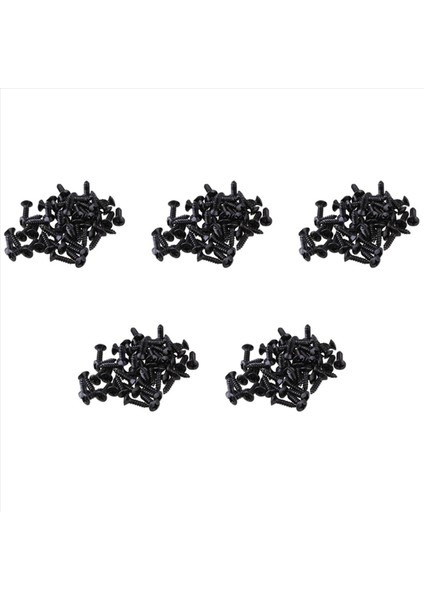 250X Gitar Bas Vidaları Çizik Plakaları Için Parçalar Pickguard Siyah (Yurt Dışından)