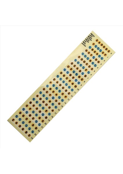 8x Gitar Klavye Notu Çıkartma Klavye Perdeleri Yeni Başlayanlar Için Harita Çıkartması Öğrenci Pratiği 6 Dizeye Uyuyor (Yurt Dışından) fiyatları