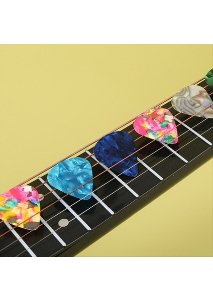 30 Adet Gitar Seçer Plectrums Selüloid Gitar Seçimleri 0 46 0 71 0 96MM Renkli Konforlu Hisset (Yurt Dışından) indirimleri