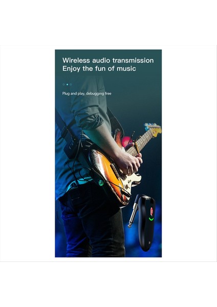 Kablosuz Sistem Audio 09T Verici Alıcı Pikap Elektro Gitar Bas Için USB Şarj Edilebilir Kablosuz Sistem (Yurt Dışından) fırsatları