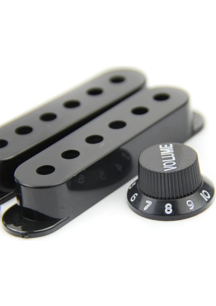 Stratocaster Için Fender Için 50 Veya 52 mm (Siyah) ve Plastik Mühürlü Humbucker Pikap Kapağı Fit Sq St Pickup Black (Yurt Dışından) fiyatları