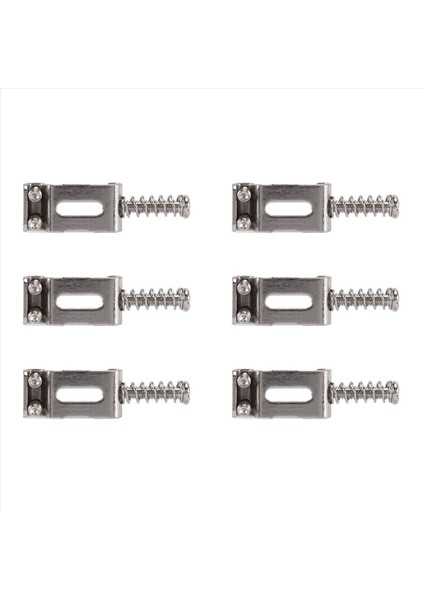 36X Gitar Köprüsü Saddles Roller Tremolo Fender Strat Stratocaster Telecaster Elektrikli Gitar Aksesuarları Gümüş (Yurt Dışından) fırsatları