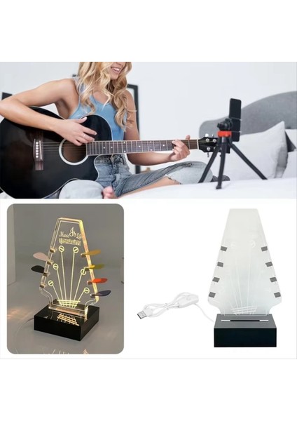 Gitar Seçme Raf Tutucu Taban Seçimler Için Depolama ve Ekran Işık Up Gitar Seçme Tutucu Akrilik Elektro Gitar Seçim Standı (Yurt Dışından) fiyatları