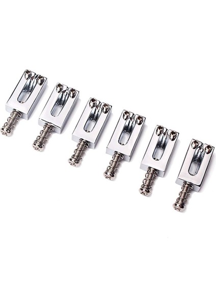 7 Pcs Elektrik Gibar Aksesuarları 1 Pcs 32MM Genişlik Kontrol Plakası ve 6 Pcs Köprü Saddles Düz Set (Yurt Dışından) fırsatları