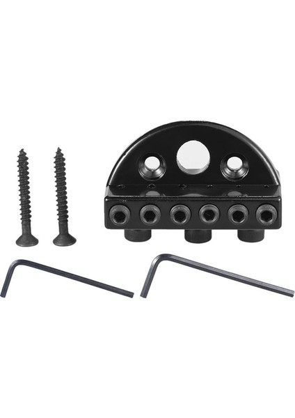 6 Telli Gitar Dizeleri Kilit Somun Seti Başsız Elektro Gitar Ip Kilitleme Somun Seti Gitar Köprü Aksesuarları (Yurt Dışından)