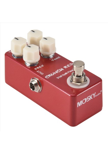 Mosky Mini Gitar Etkisi Pedal Mini Crunch Kırmızı Distorsiyon Gitar Pedalı Gerçek Baypas Tam Metal Kabuk (Yurt Dışından) fiyatları