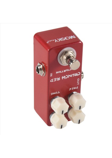 Mosky Mini Gitar Etkisi Pedal Mini Crunch Kırmızı Distorsiyon Gitar Pedalı Gerçek Baypas Tam Metal Kabuk (Yurt Dışından) fırsatları