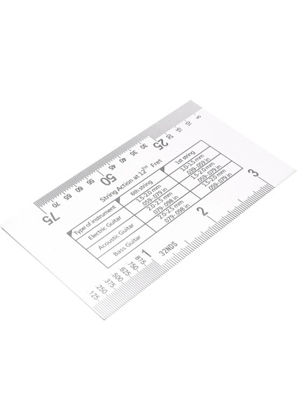 Barok String Action Cetvel Guit Bas Için Sonsuza Kadar Doğrulu Gitar Kurulum Aracı Elektrik Bas ve Akustik Gitar Için (Yurt Dışından) modelleri