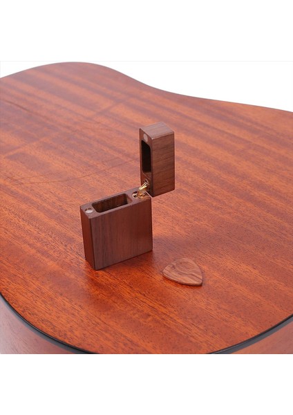 Akustik Gitar Secikme Kutusu Ahşap Bass Ukulele Müzik Enstrüman Aksesuarları Gitar Seçimleri (Yurt Dışından) indirimleri
