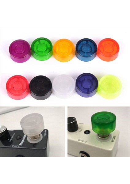 60PCS Renkli Gitar Etkisi Pedal Ayak Seri Talk Yolu Tırnak Kapağı Koruma Kapağı Gitar Etkisi Için Pedal Koruma Kapağı (Yurt Dışından) fırsatları