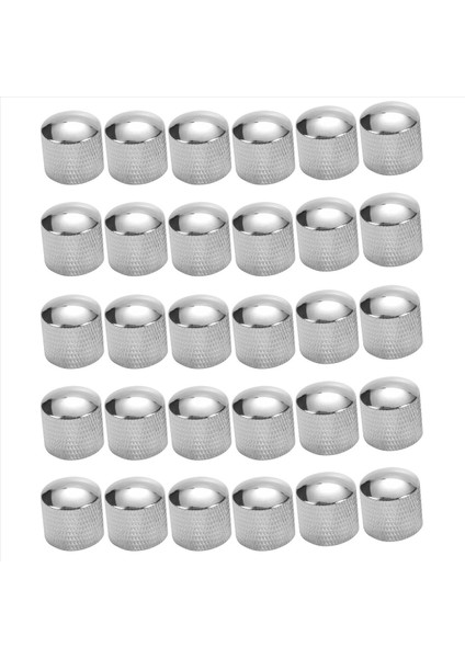 30X Elektrik Gitar Bas Hacim Knob Potansiyometre Akor Kapağı Hacim Knob Çinko Alaşım (Yurt Dışından)