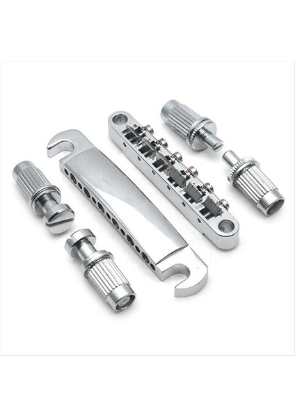 Gitar Köprüsü 6 String Elektro Gitar Köprüsü 6 String Electric Gitar Köprüsü Gümüş (Yurt Dışından)