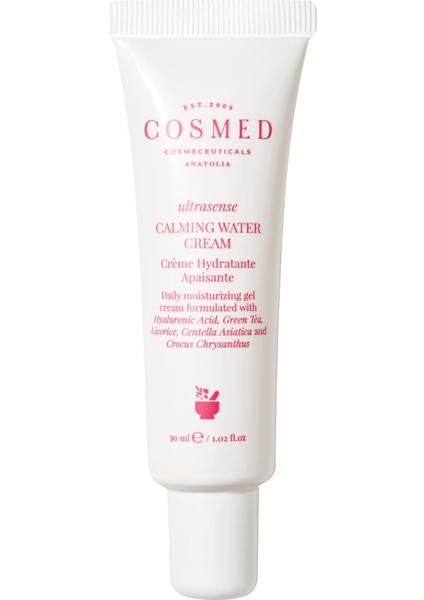 Cosmed Hassas Ciltler Için Yatıştırıcı Su Bazlı Nemlendirici Yüz Kremi fiyatları