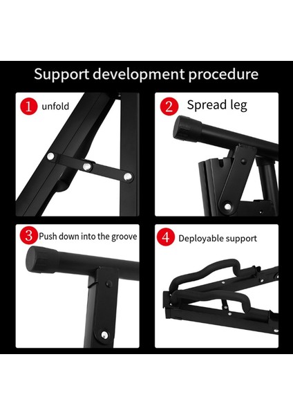 Akustik Elektrikli Ahşap Gitar Bas Dikey Zemin Standı Için Katlanabilir A-Çerçeve Gitar Standı Kalınlaşmış Katlanır Metal Raf (Yurt Dışından) indirimleri