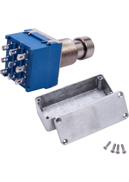 2 Set Aksesuarları 1 Set Gitar 3pdt 9 Pimli Mandallama Ayak Söndürme ve 1 Set Stomp Kutusu Efektleri 1590A Stil Pedal Muhafazası (Yurt Dışından) fiyatları