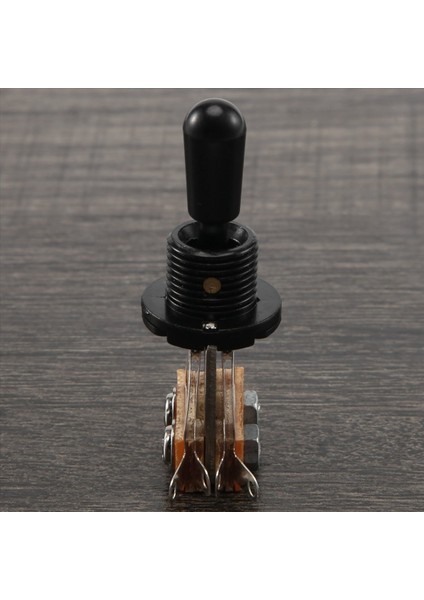 Metrik 3 Yolu Kısa Düz Gitar Geçiş Anahtarı Pikap Seçici Gibson Epiphone Les Paul Elect Gitar Silver &amp Black (2 Paket) (Yurt Dışından)