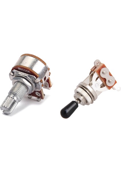 Elektro Gitar Geçiş Anahtarı 3 Yolu Siyah (Ritim Tiz) 1 Pc MN500K Çift Karışım Dengesi Potansiyometresi (Pot) (Yurt Dışından) fiyatları