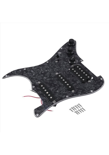 Sq Sq Electıce Gitar Yüklü Önceden Kablolanmış Elektro Gitar Pickguard Pikap Montajı Siyah Inci (Yurt Dışından) fiyatları