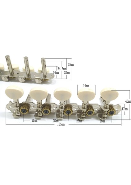 10 String Gitar Ayar Payları Krom Kaplama Makine Başlıkları 5l 5r Akustik Gitar Enstrümanları Aksesuar Parça (Yurt Dışından) fiyatları