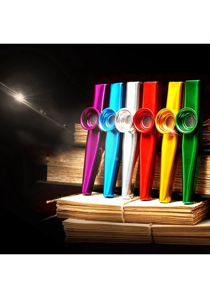 2pcs Gitar Mandolin ve 6 Renk Seti Metal Kazoo Iyi Arkadaş (Yurt Dışından) fiyatları