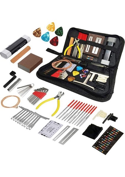 72 Parça-Profesyonel Gitar Onarım Kiti ve Aksesuarları ile Gitar Onarım Kiti Gitarlar Ukulele Banjo (Yurt Dışından)