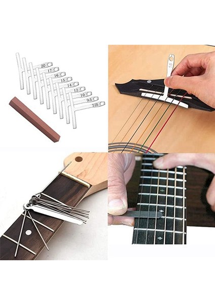 72 Parça-Profesyonel Gitar Onarım Kiti ve Aksesuarları ile Gitar Onarım Kiti Gitarlar Ukulele Banjo (Yurt Dışından) modelleri