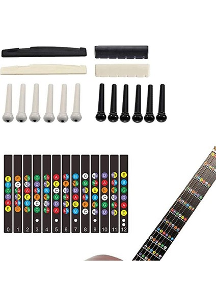 72 Parça-Profesyonel Gitar Onarım Kiti ve Aksesuarları ile Gitar Onarım Kiti Gitarlar Ukulele Banjo (Yurt Dışından) indirimleri