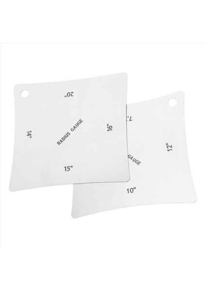 4pcs Gitar Klavye Klavyesi Eyer Fındık Yarıçapı Göstergesi Paslanmaz Çelik Alet Ölçüm (Yurt Dışından) indirimleri