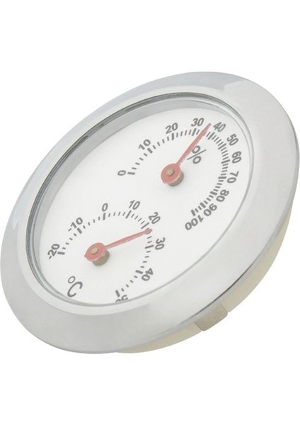 Dairesel Higrometre Mini Higrometre Gümüş Islak ve Kuru Termometre Gitar Termometresi Keman Termometresi (Yurt Dışından) fiyatları