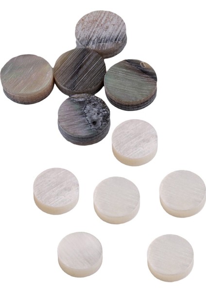 32PCS Kakma Noktalar 20PCS Yeşil Paua Abalon Kakma Noktaları ve 12PCS Pearl Luthier Noktalarının Beyaz Annesi (Yurt Dışından) fiyatları