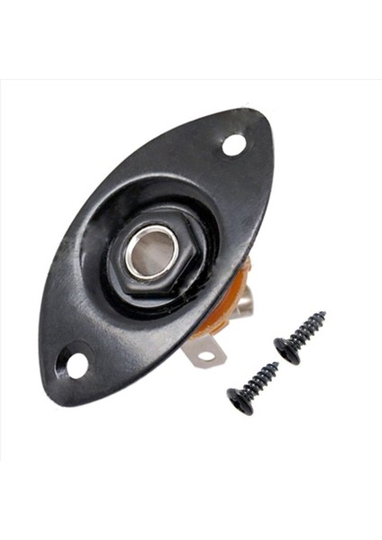Oval Girintili Gitar Jakı Plakası30 Bk Oval Girintili Gitar Jakı Plakası ve Soket Siyah Yüksek Kalite 3 Paket (Yurt Dışından) fiyatları
