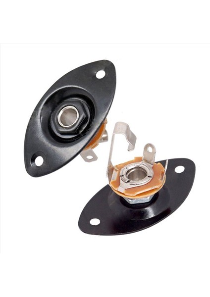 Oval Girintili Gitar Jakı Plakası30 Bk Oval Girintili Gitar Jakı Plakası ve Soket Siyah Yüksek Kalite 3 Paket (Yurt Dışından) fırsatları