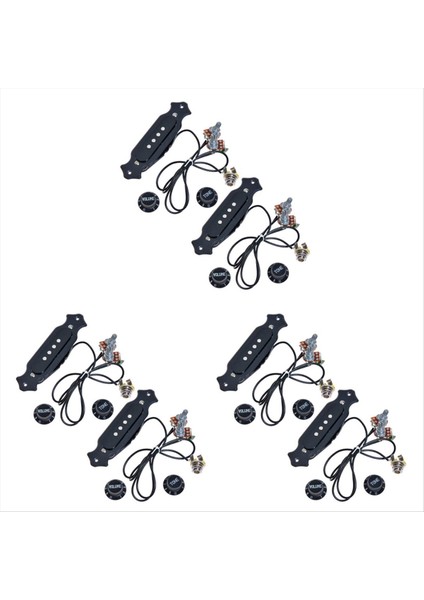 6set Elektro Gitar Için Hacim ve Tonlu Ön Kablolu Puro Kutusu Gitar Pikap (Yurt Dışından)