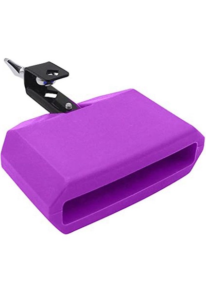 5 Inç Reçel Bloğu Latin Drum Enstrümanı (Mor) ile Uyumlu Plastik Müzikal Perküsyon Bloğu (Yurt Dışından)