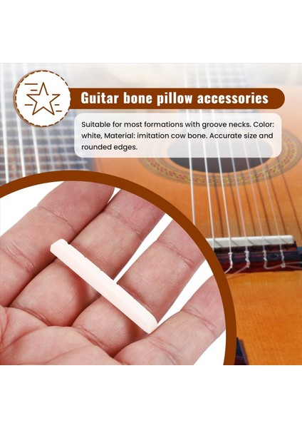 1pc Modern ve Vintage Elektro Gitar Altı Telli Somun Sığır Kemiği Çamurluk Strat Yedek M01941 Için (Yurt Dışından) indirimleri