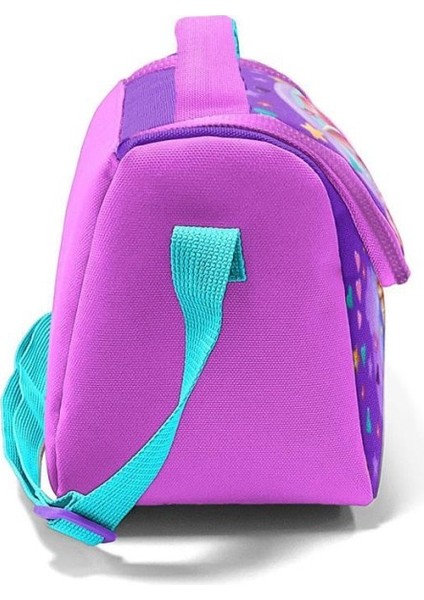 Mor Pembe Unicorn Desenli Thermo Beslenme Çantası 12782