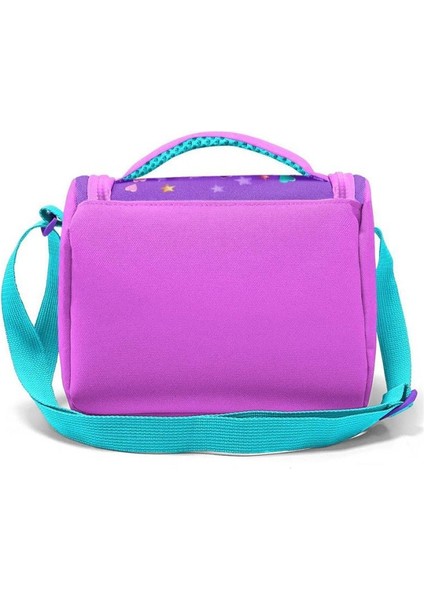 Mor Pembe Unicorn Desenli Thermo Beslenme Çantası 12782