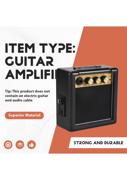 Taşınabilir Mini Gitar Bas Amplifikatör Gitarra Amp 5W Hoparlör Klipsli Gitar Parçaları Akustik Elektro Gitar Pg-3 (Yurt Dışından) modelleri
